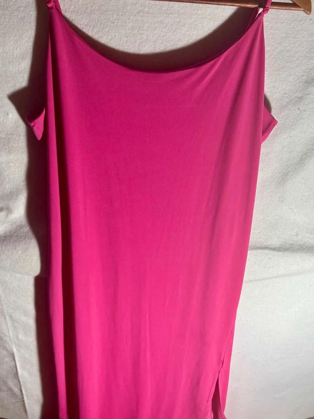 Fashion Nova Pink Maxi Dress – Adjustable Straps – Size 3X